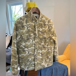 2022 Todd Snyder x Three Looms Arctic Camo Basecamp Shirt (Sherpa)
